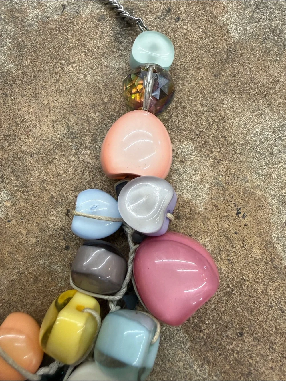 Multicolor Beaded Statement Necklace - Women Jewelry